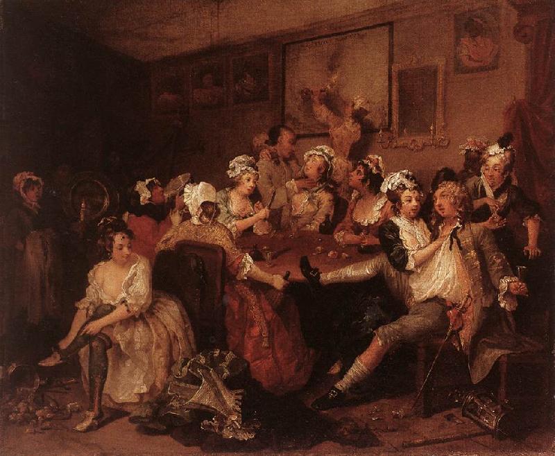 HOGARTH, William The Orgy f